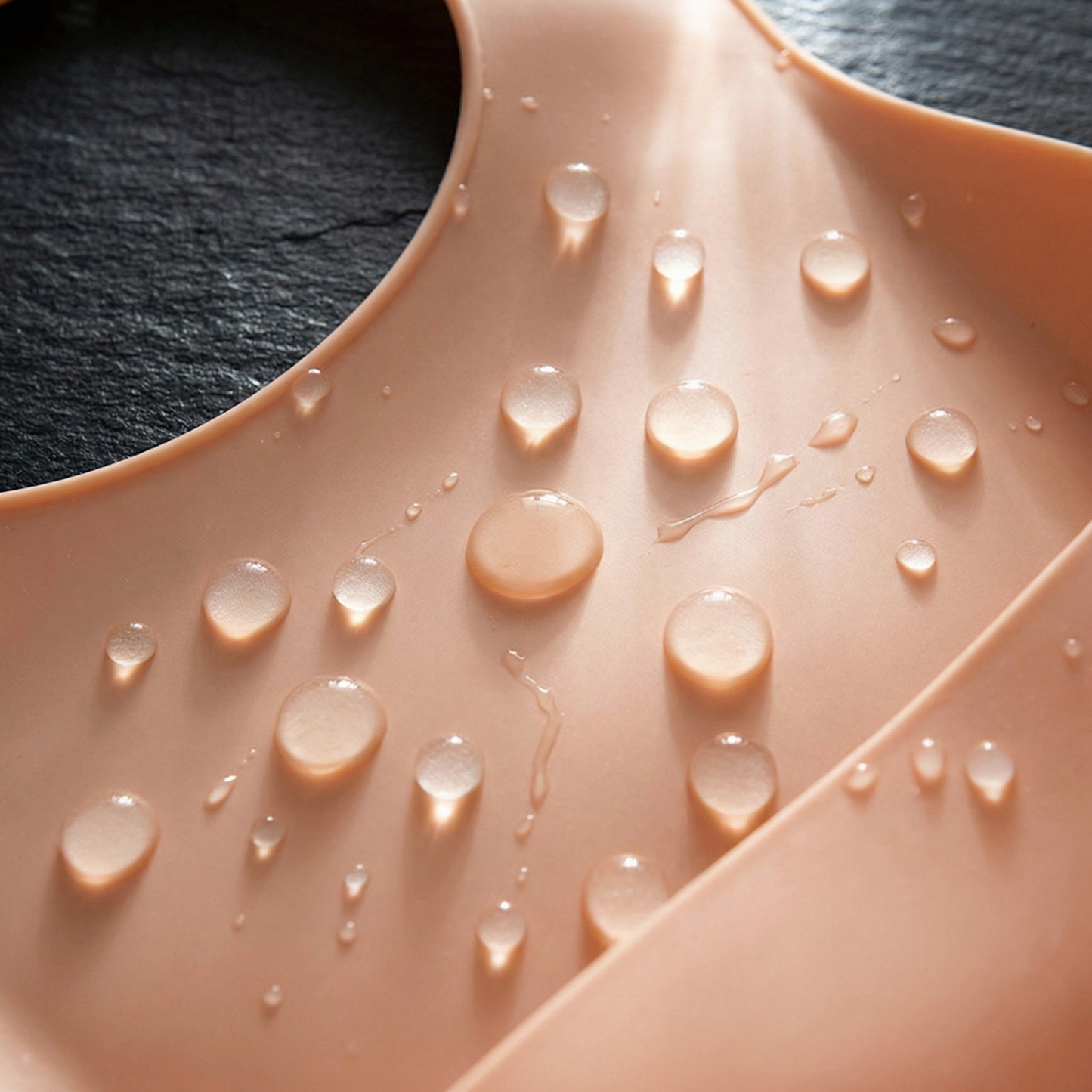 Waterproof Silicone Baby Bibs with Wide Food Catcher