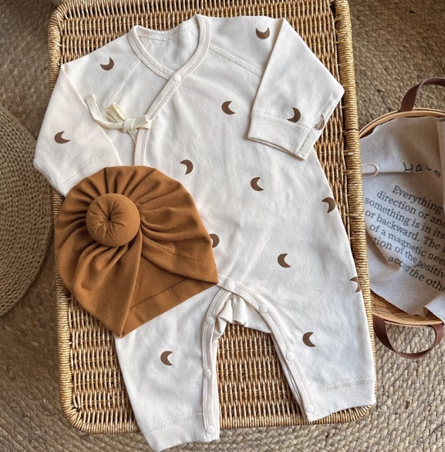 Moon - Newborn Bodysuit Set