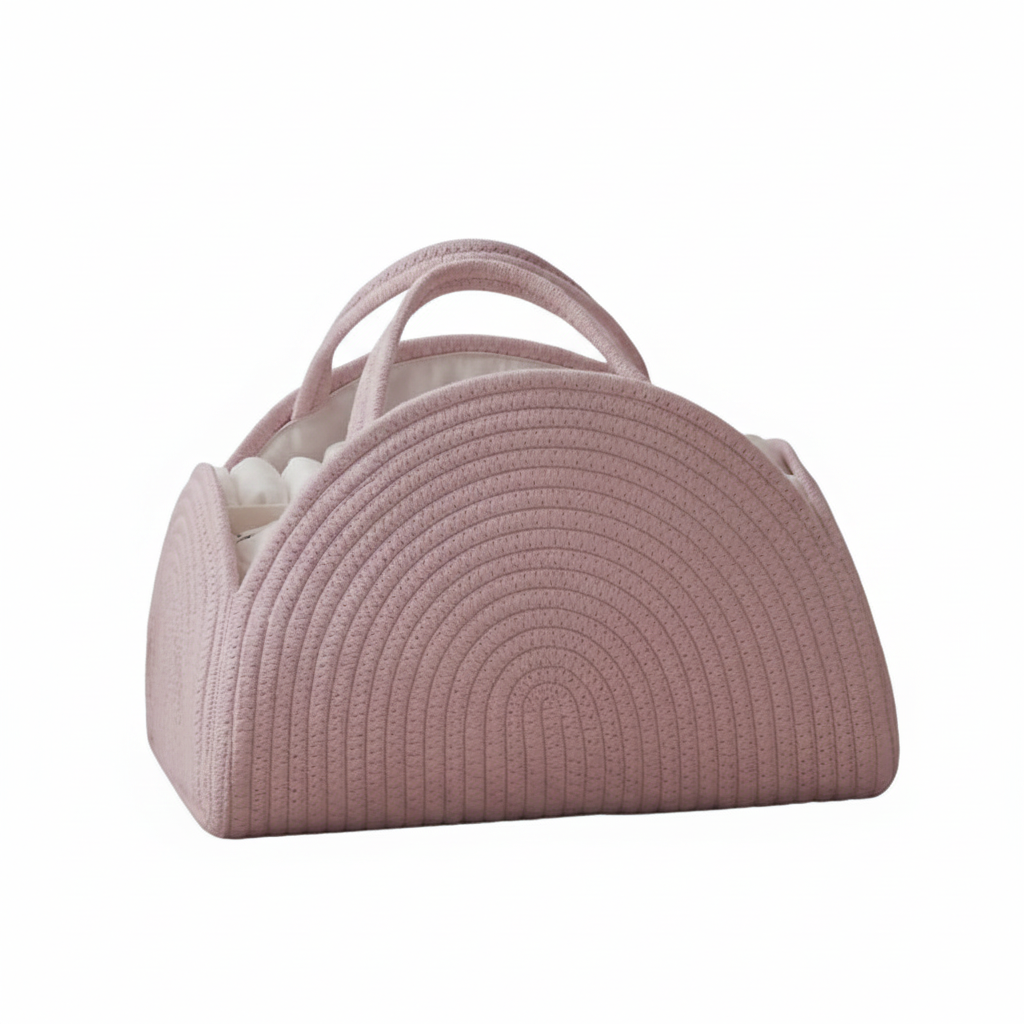 RainbowSnuggle- Cotton Diaper Caddy Organizer