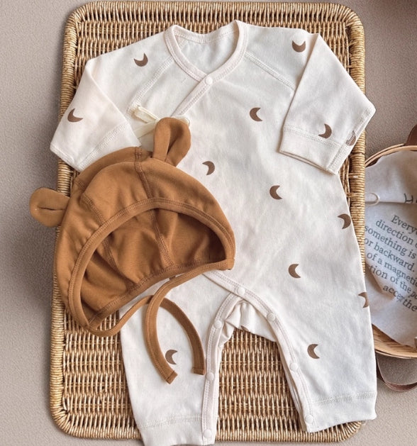Moon - Newborn Bodysuit Set