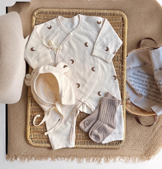 Moon - Newborn Bodysuit Set