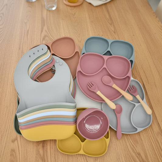 Silicone Divided Feeding Set