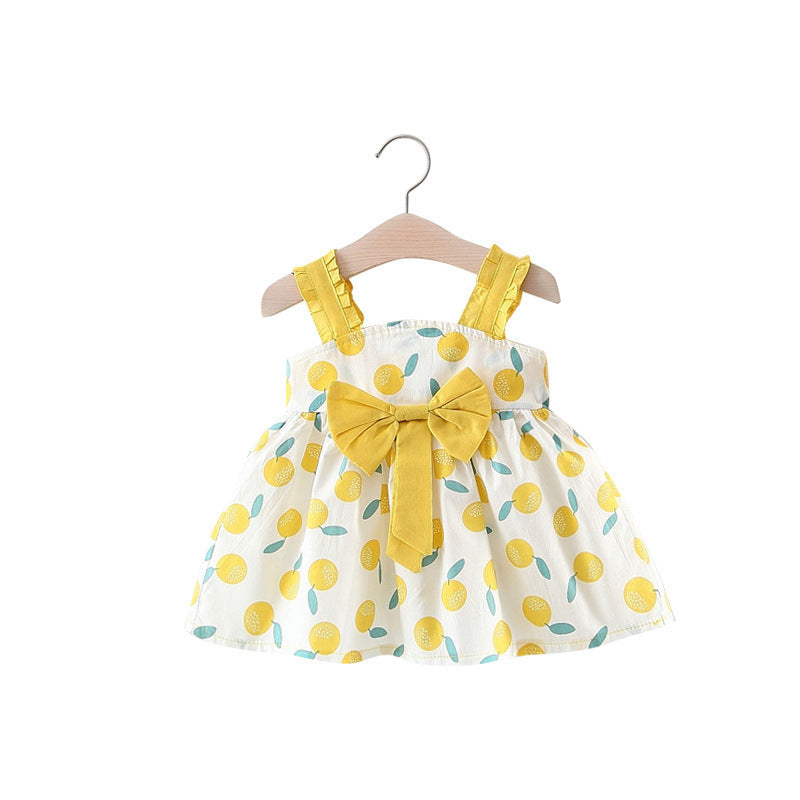 Sweet Fruity Bow Dress