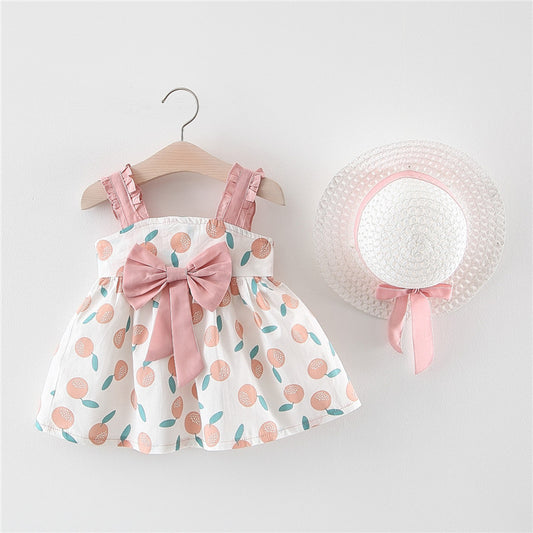 Sweet Fruity Bow Dress