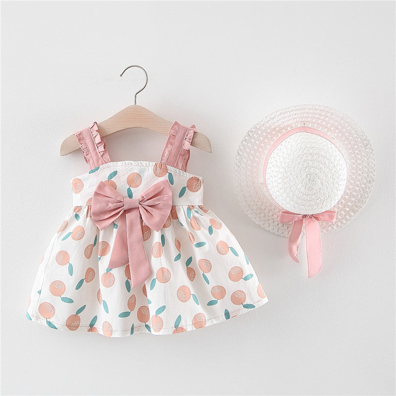 Sweet Fruity Bow Dress