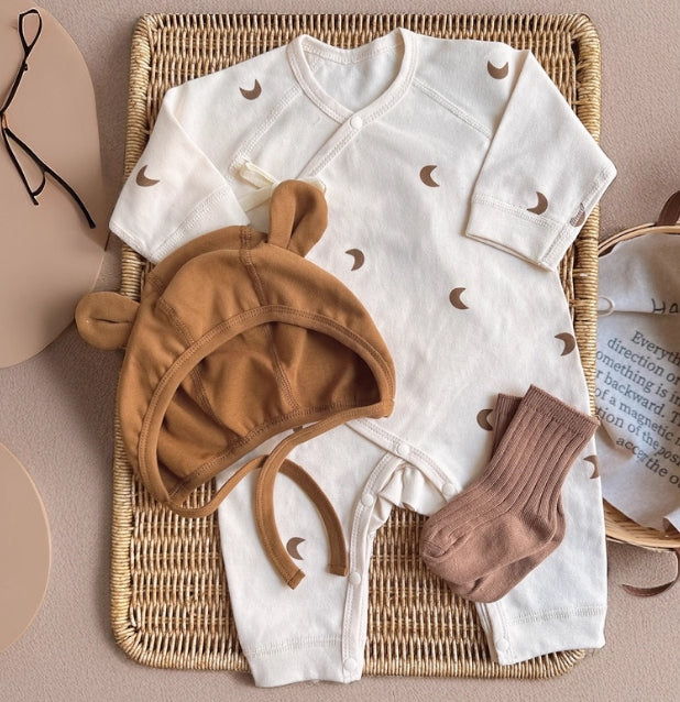 Moon - Newborn Bodysuit Set