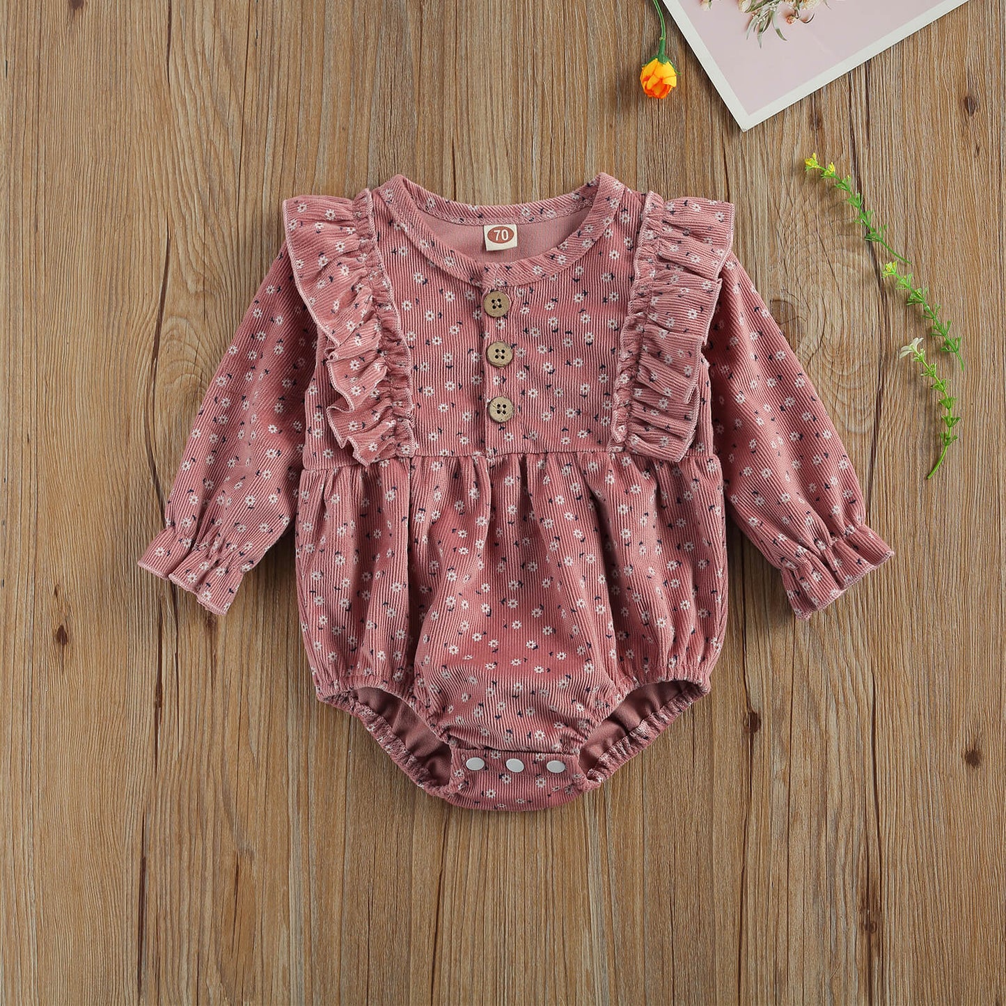 Ruffle Baby Romper