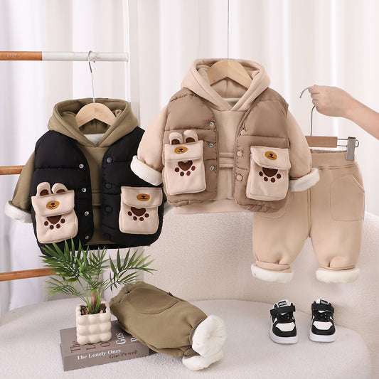 Soft Winter Jacket Set
