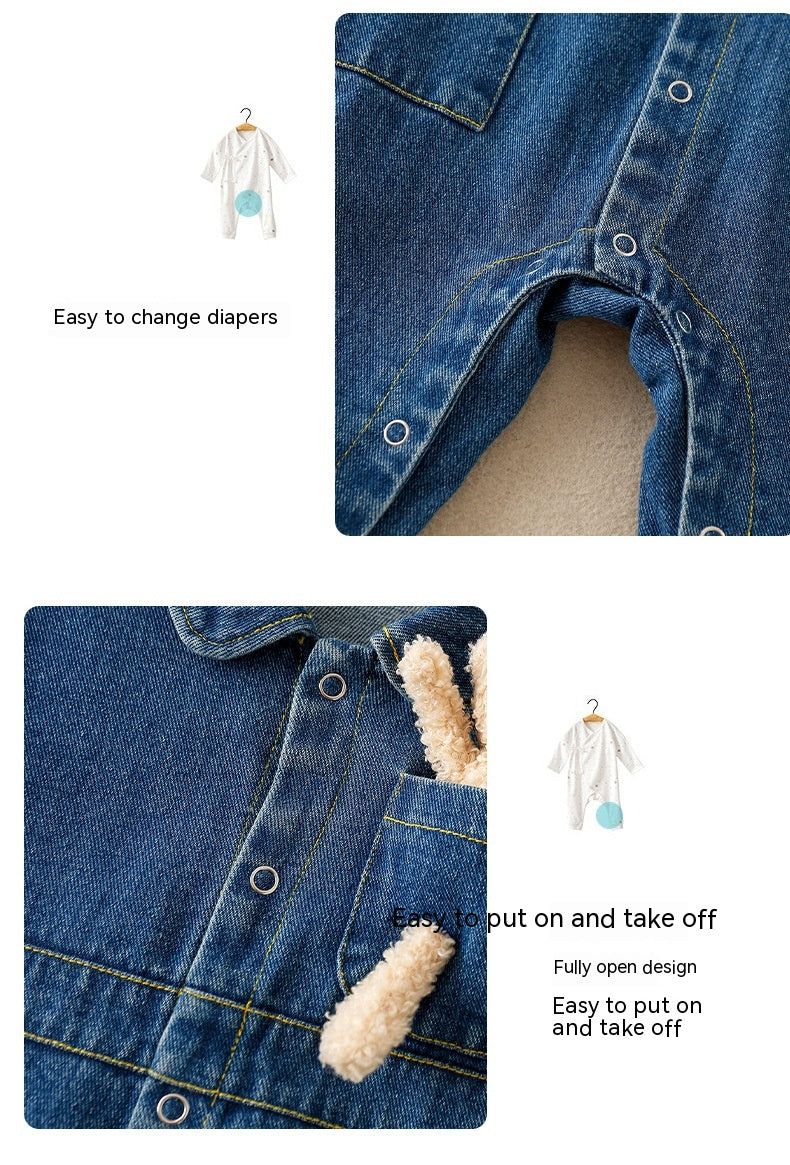 Baby Denim Jumpsuit