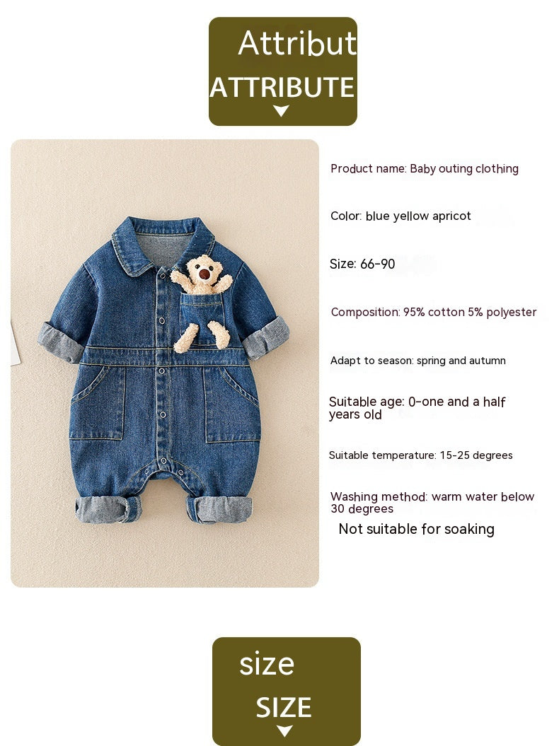 Baby Denim Jumpsuit