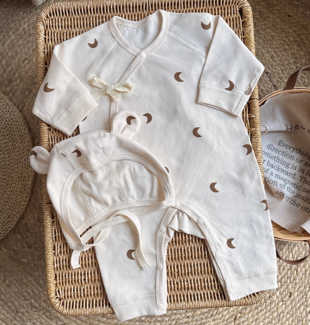 Moon - Newborn Bodysuit Set