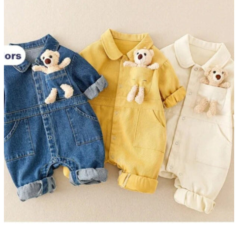 Baby Denim Jumpsuit