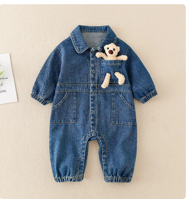 Baby Denim Jumpsuit