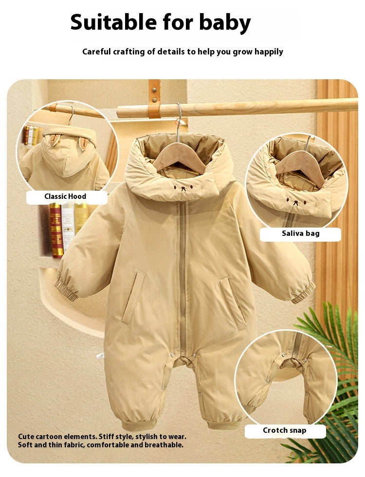 CozyBear Winter Jumpsuit Romper